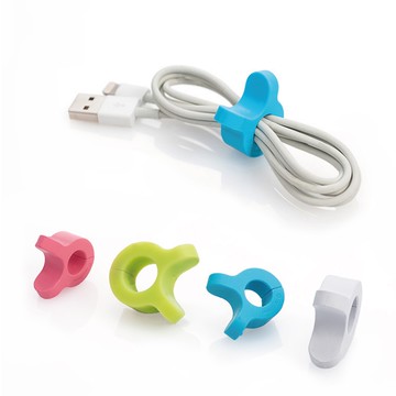 【LT】磁力收線夾 A-Clip / 4個1入 日本暢銷款 捲線器 磁吸 數據線收納