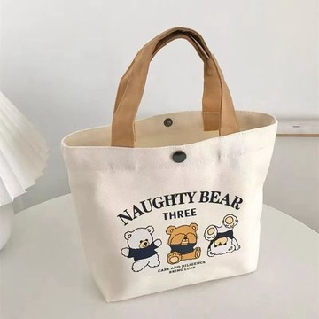 帆布袋 帆布包 小提袋 便當袋 可愛帆布袋 環保袋 提袋 購物袋 帆布包 小拎包 INS