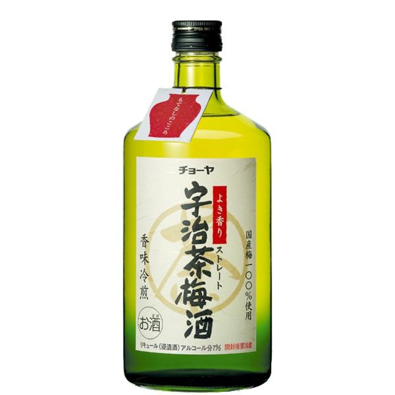 チョーヤ 宇治茶梅酒 7度 720ml(1) | LINEブランドカタログ