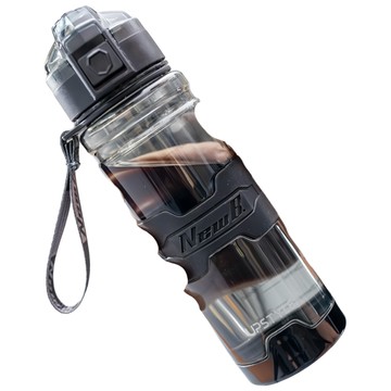 UPSTYLE tritan 健身水壺  透明粉  500ml  1個