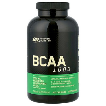 Optimum Nutrition, BCAA 1000，400 粒膠囊