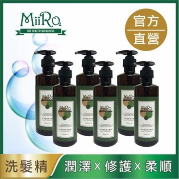 【MiiRO米蘿】堅果潤澤洗髮精6入組(500ml)