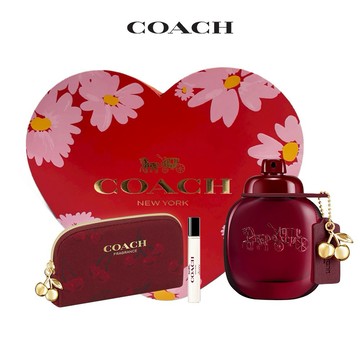 限定禮盒包裝❤️新品【COACH】時尚櫻桃香精50ml(贈隨機香水筆7.5ml.附禮袋)快速出貨
