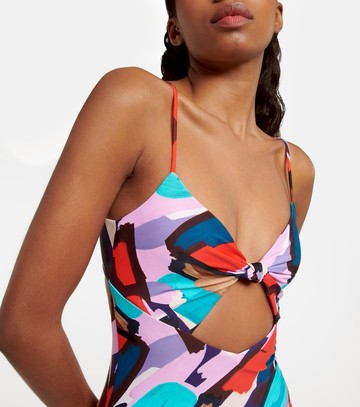 Rebecca Vallance Malaga printed swimsuit