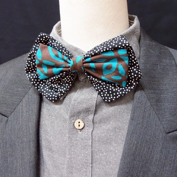 經典孔雀藍領結 Bowtie