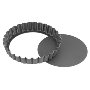 Cakeland Albrid系列 菊花圓形不沾小派盤-日本製  12cm  1個