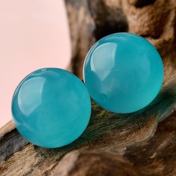 冰種天河石散珠圓珠子手鏈水晶項鏈手串隔珠DIY手工飾品配件材料