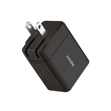 ninda 45W氮化镓PD超快速充電電源供電器(雙C孔) 002007 白色