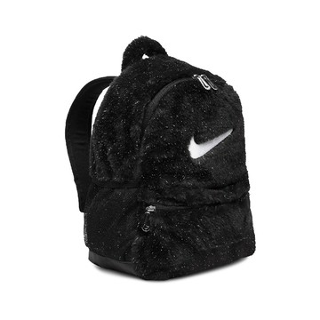 [ACS] Nike 後背包 Fur 黑 兒童款 童包 絨毛 可調背帶 雙肩包 背包 小包 FZ1330010