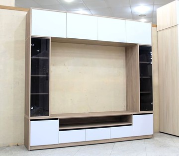 【歐風別館】道奇雙色七尺高低櫃【類系統櫃】【基隆至台中免運費】