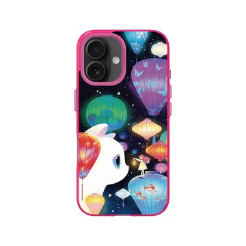 iPhone 16 Clear 粉漾桃 - Little Oil Art 小油画 - 希望的光