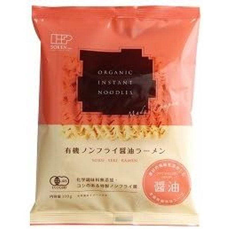 創健社 有機ノンフライ 醤油ラーメン 110g×40袋(20袋×2ケース)