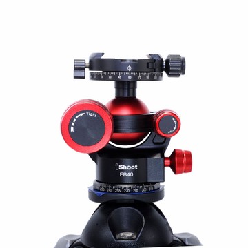 5kg承重低重心大鎖力鏤空球形云臺360度全景防水防塵IS-FB40QJ58