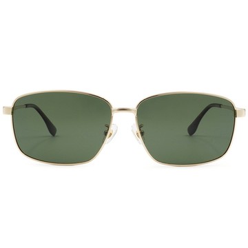 SUPER IDOL | 黑夜暗號長方框太陽眼鏡 | 琥珀金