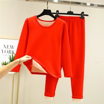 雙面德絨女秋冬季發熱保暖內衣