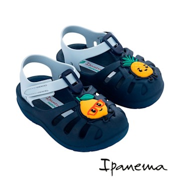 Ipanema-水果印花前包T字涼鞋(幼童)-藍色