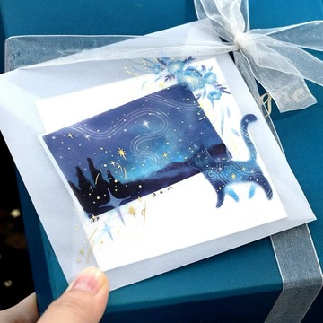 🌙【YXJ】星辰魔法貼紙 天王星｜🇯🇵日本空運｜BGM｜貼紙 插畫 手帳 裝飾  夜影小居