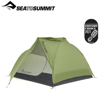 【Sea to Summit 澳洲 Telos 羽量挑高3人雙門三季帳Plus《綠》】STSATS2040/登山帳/露營帳篷
