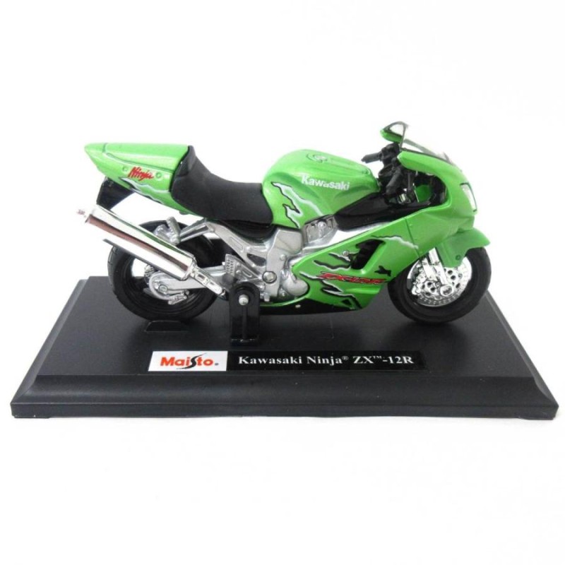 Maisto 1/18 ミニチュア オートバイ Kawasaki Ninja ZX-12R リアルバイク スペシャルエディション マイスト バイク  モデル | LINEブランドカタログ