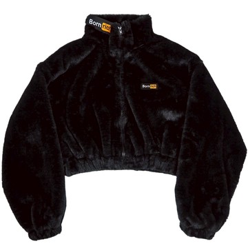 BORNRICH BR0029 RICH BAE FUR JACKET 短版 毛外套 (黑色)