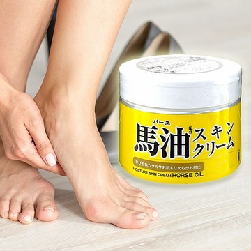 【日系報馬仔】ROLAND 馬油 護膚霜 220g LOSHI 保濕 保養 護膚 舒緩 身體乳 乳霜 D051533