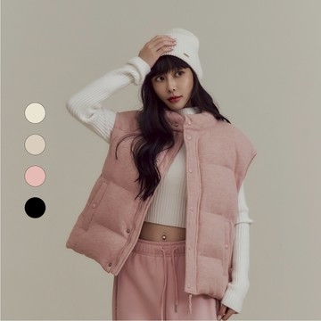 50% Fifty Percent｜保暖立領柔棉背心【期間限定】｜02562142001