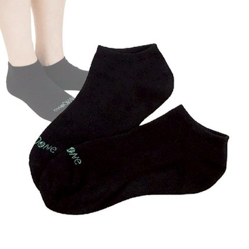 11B610_1671負離子船型襪/黑(23~26)