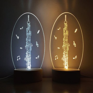 WD 原木夜燈 - 雙簧管    管樂 / 音樂 / 夜燈 / MUSIC