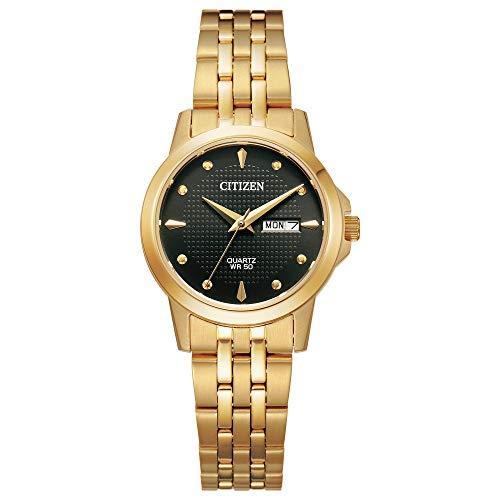 Citizen quartz watch on sale gold