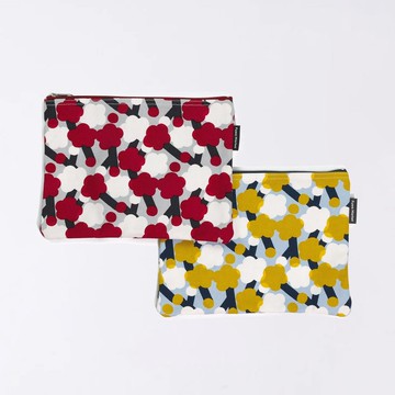 京都 平口袋 日本製造 帆布 100% 棉 小口袋 和風 時尚 可愛 北歐