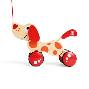 Hape 拖拉狗佩佩學步牽繩玩具