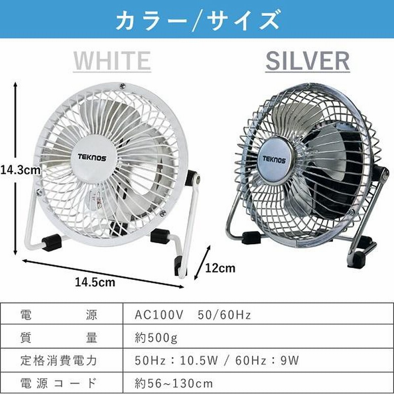 金属製 卓上扇風機 4枚羽根 kaka2304-01.jpg