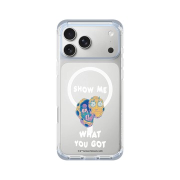 iPhone 17 Pro Max ClearX (MagSafe 兼容) 冰透藍 - 瑞克和莫蒂 Rick and Morty - Show Me What You Got