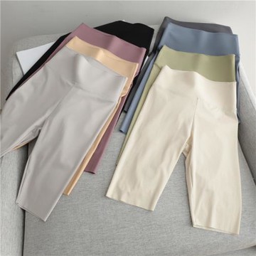 提臀五分鯊魚褲女夏季小個子高腰緊身顯瘦打底安全褲瑜伽短褲