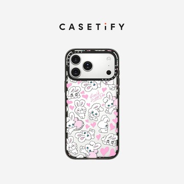 CASETiFY  愛心兔兔 17/16/15/Air/ Pro/Pro Max手機保護殼