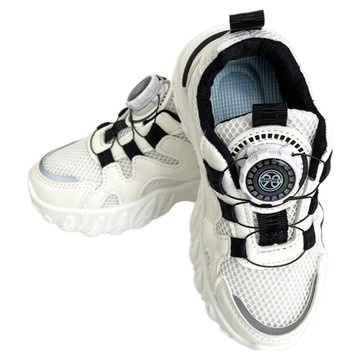 little gems Neulpoom 國際 兒童旋鈕運動鞋  黑色  190