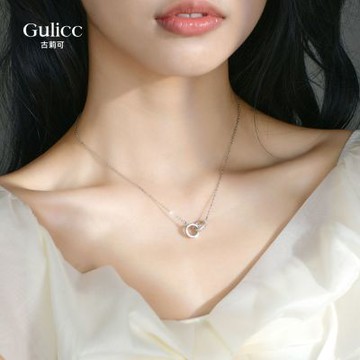 Gulicc 貝殼 愛心 鎖骨鍊(項鍊 頸鍊 鎖骨鍊 韓系 飾品 生日禮物 雙11 聖誕節)