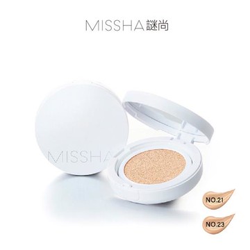 【MISSHA謎尚】輕透裸光保濕氣墊粉餅 (15g/個)x1