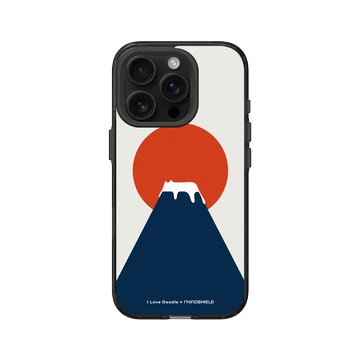 iPhone 16 Pro Clear (相機按鈕) 酷墨灰 - ilovedoodle (Lim Heng Swee) - Cat Landscape - Fuji 富士山