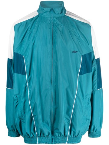 Martine Rose - panelled track jacket - unisex - Polyester/Polyester - S - Blue