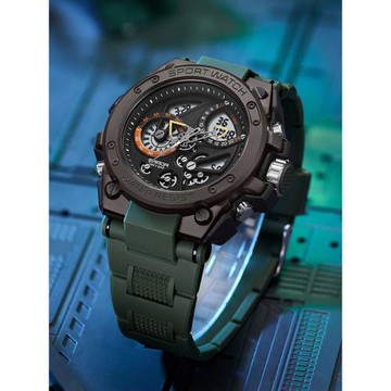 電子表男款初高中學生潮流2025新款青少年運動防水多功能鬧鐘手表