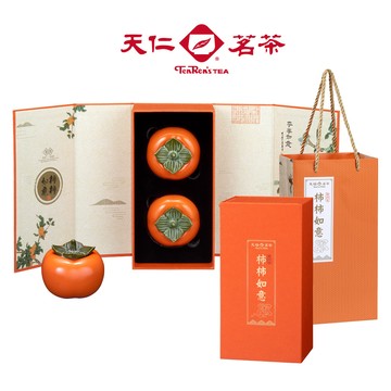 【天仁茗茶】柿柿如意宮廷普洱(芽茶) 40g*2入/盒