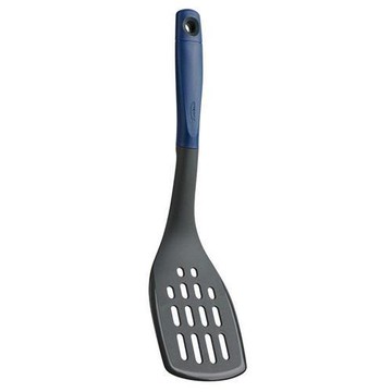 《TRUDEAU》不沾濾油鍋鏟(藍灰35cm)