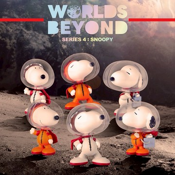 【史努比SNOOPY】URDU X PEANUTS 超越世界系列S4 盲盒(隨機出貨)(拆封不退)【墊腳石】