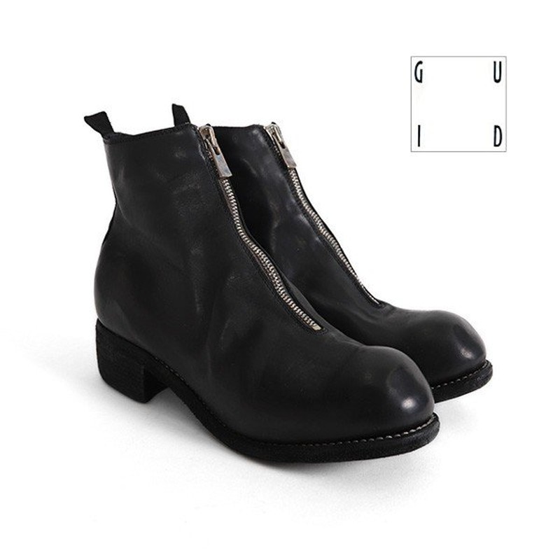 最大5000円OFFクーポン GUIDI GUIDI グイディ フロントジップブーツ