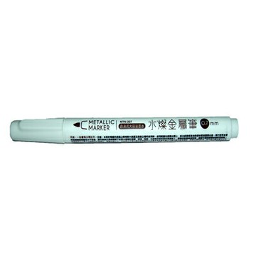 【文具通】SIMBALION 雄獅 MTN-307 水燦金屬筆0.7mm白色 A1250133【APP滿額下單4%點數(單一帳號最高1500點)】5/31止