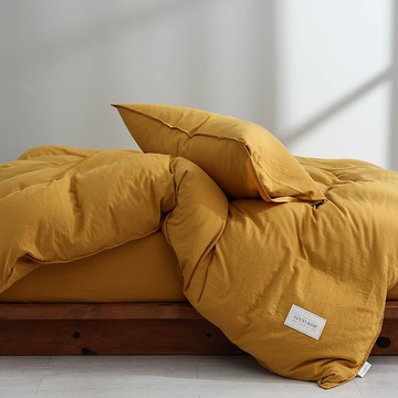 和織輕捻紗雙人薄被套(180x210cm)/桑染