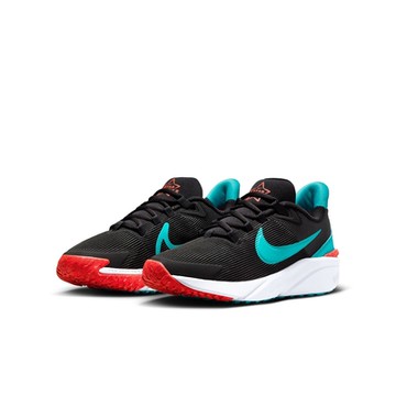 NIKE 慢跑鞋 女鞋 大童 運動鞋 緩震 STAR RUNNER 4 NN GS 黑 DX7615-009 (3K2139)