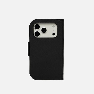 Classic 5.1 皮革側揭式保護殼，適用於 iPhone 18 Pro & Pro Max，支援 MagSafe
