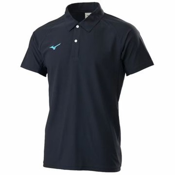 MIZUNO 美津濃 短袖上衣 男 吸濕排汗 POLO衫 黑 32TAC51509